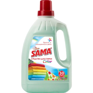 Гель для прання Sama Color 1.5 л (4820020263867) зображення 1