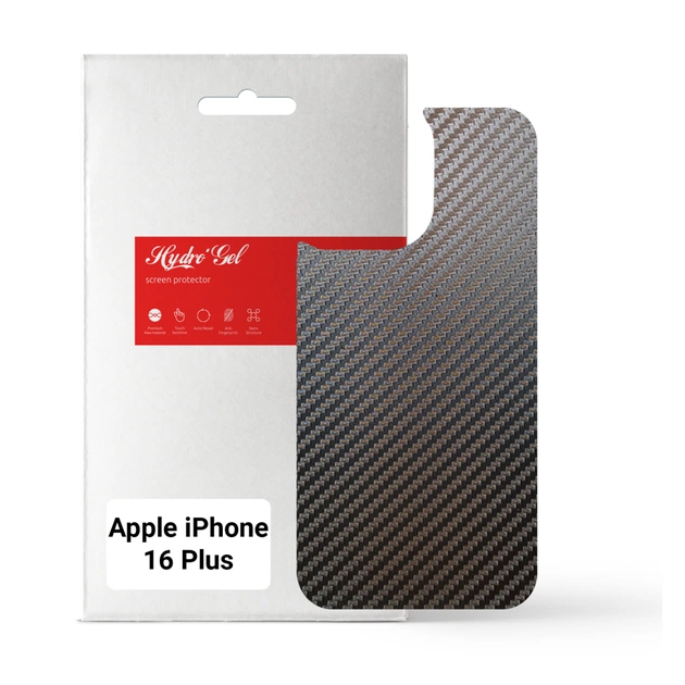 Пленка защитная Armorstandart for Back Panel Apple iPhone 16 Plus Carbone (ARM79605) - изображение 1