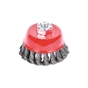 Щітка для електроінструменту Sigma дротяна чашеподібна 125мм М14x2мм сталева кручена 9026121 (9026121) - зменшене зображення 1
