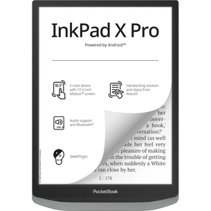 Електронна книга Pocketbook 1040D InkPad X PRO Mist Grey (PB1040D-M-WW) изображение 1