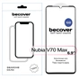 Скло захисне BeCover Nubia V70 Max 10D Black (713557) - зменшене зображення 1