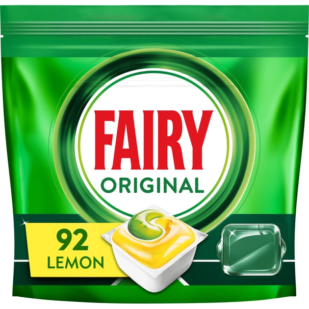 Таблетки для посудомийних машин Fairy Original All in One Lemon 92 шт. (8006540726945) - зображення 1