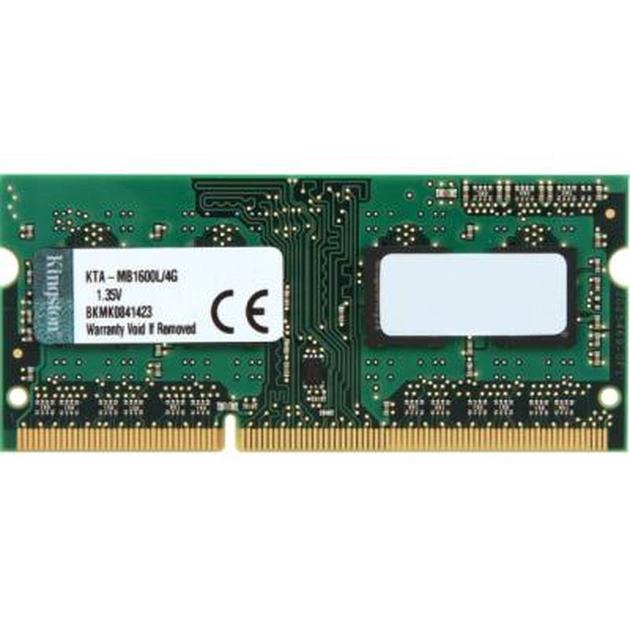 Модуль пам'яті для ноутбука SoDIMM DDR3 4GB 1600 MHz Kingston (KTA-MB1600L/4G) - изображение 1