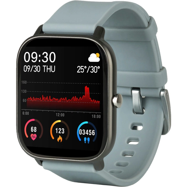 Смарт-годинник Globex Smart Watch Me (Gray) - изображение 1
