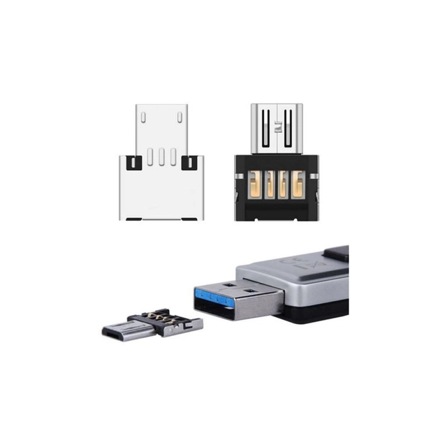 Переходник OTG Micro to USB AF Lapara (LA-OTG-microUSB-adaptor) - изображение 1