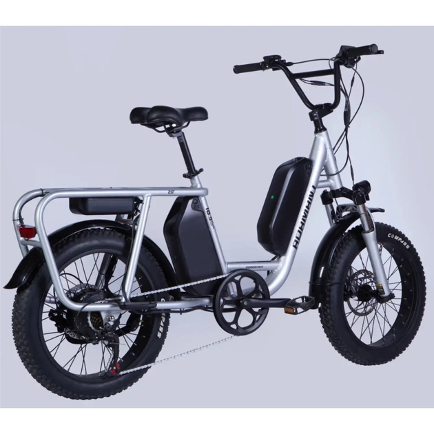 Електровелосипед Dorozhnik 20" ADAMANT HDD рама-18,5" 48B 17.5+12.5А*г 1000Вт 2026 срiблястий (ELB-D-20-080) - picture 3