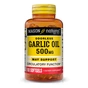 Травы Mason Natural Чесночное масло 500 мг, Garlic Oil, 100 гелевых капсул (MAV05321) - уменьшенное изображение 1