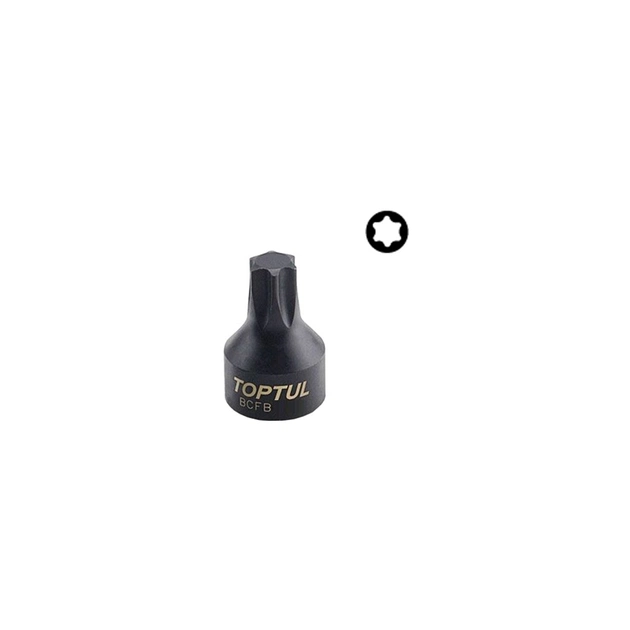 Торцева головка Toptul TORX T10 1/4" цільна (BCFB0810) - изображение 1