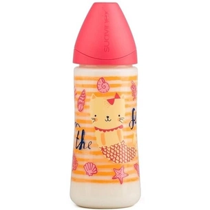 Пляшечка для годування Suavinex Морські історії 360 мл рожева (304003) зображення 1