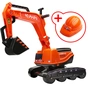 Чудомобіль Falk Kubota екскаватор з шоломом, помаранчевий (122) - зменшене зображення 1