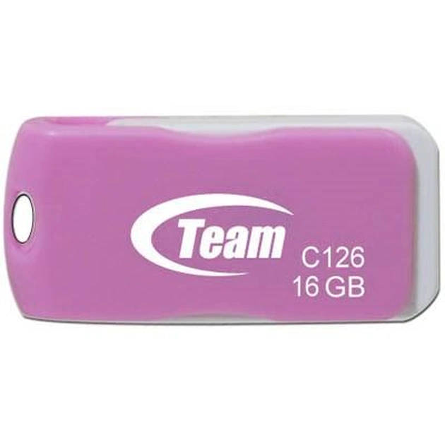USB флеш накопичувач Team 16Gb C126 Pink (TC12616GK01) - изображение 1