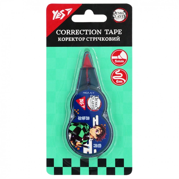 Коректор Yes стрічковий Demon Slayer 5мм х 6м (340118) - изображение 3