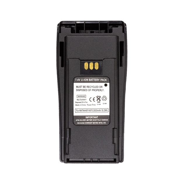 Акумуляторна батарея Motorola CP040 Li-ion 7.4V 2600mAh Power-Time (PTM-040L) - picture 4