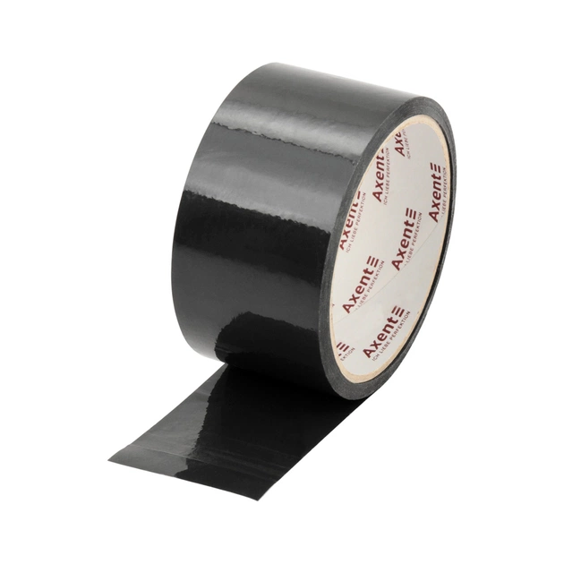 Скотч Axent 48мм х 35м х 40 мкм чорний (3044-01-A) - picture 1