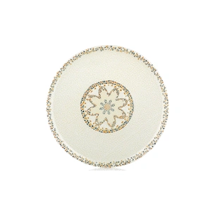 Тарілка By Bone Tinta Tessera кругла 25 см (TN-TS-ZT-25-DZ) зображення 1