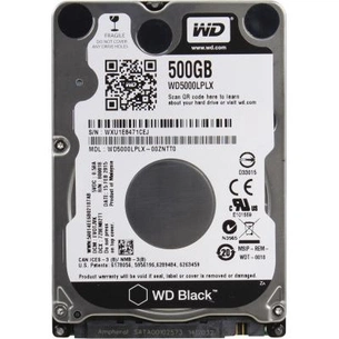 Жорсткий диск для ноутбука 2.5" 500GB WD (# WD5000LPLX-FR#) зображення 1