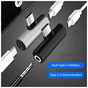 Переходник USB-C M to USB-C F + 3.5mm F black XoKo (AC-205-BK) - уменьшенное изображение 4