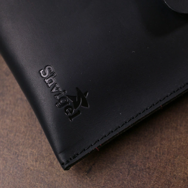 Косметичка Shvigel Шкіряна матова тревел Чорна (16426) - зображення 10