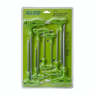 Ключ Alloid вигнутий TORX, 9шт. (NTR-0912) зображення 1