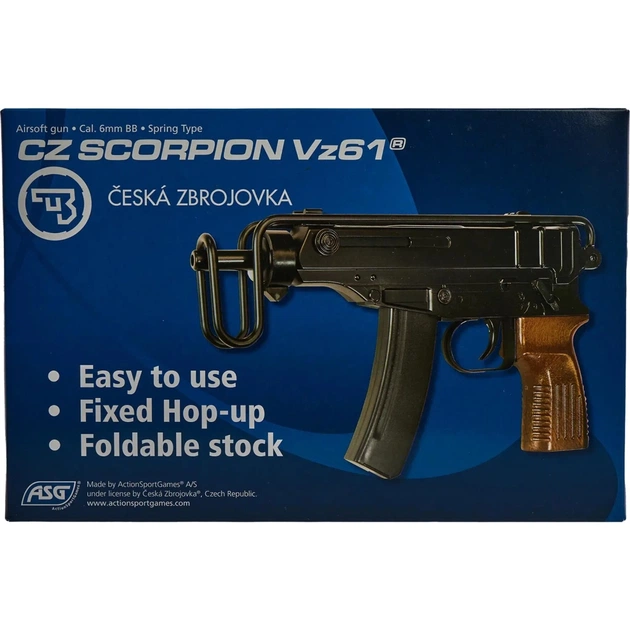 Страйкбольний пістолет ASG CZ Scorpion Vz61 (14762) - picture 10