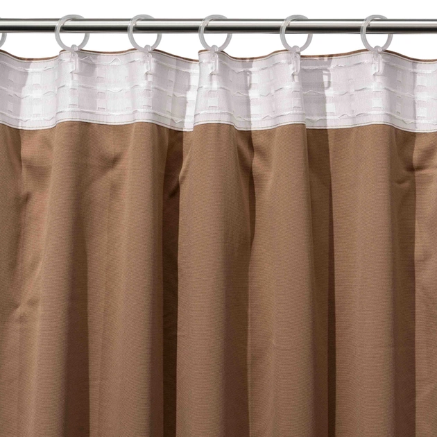 Штора Ardesto мікровелюр 100% поліестер, 150х270 см шоколад (ART1010CH) - picture 4