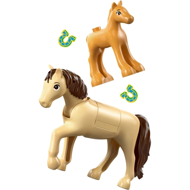 Конструктор LEGO Friends Причіп для коня й лошати (42695) - зображення 8