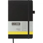 Книга записная Buromax Primo 125x195 мм 96 листов в клетку обложка из искусственной кожи Черная (BM.291161-01) - уменьшенное изображение 1