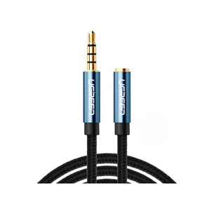 Кабель мультимедійний 3.5mm M to 3.5mm F 1.0m AV118 blue Ugreen (40673) зображення 1