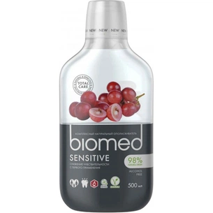 Ополіскувач для порожнини рота BioMed Sensitive для зниження чутливості 500 мл (7640168930622) зображення 1