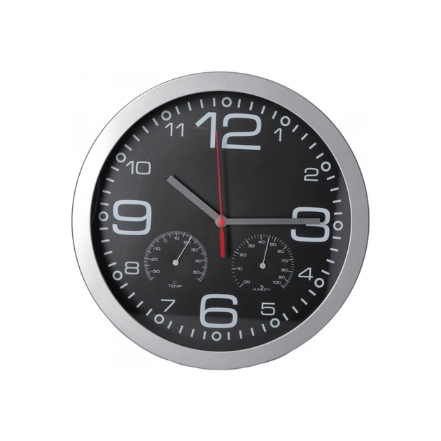 Настінний годинник Optima CHRONO з термометром (O52082) - изображение 1