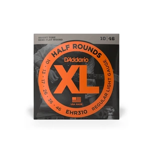 Струни для гітари D'Addario XL Half Rounds Regular Light (10-46) (EHR310) зображення 1
