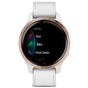 Смарт-годинник Garmin Venu 2S, Rose Gold + White, Leather (010-02429-23) - зменшене зображення 6