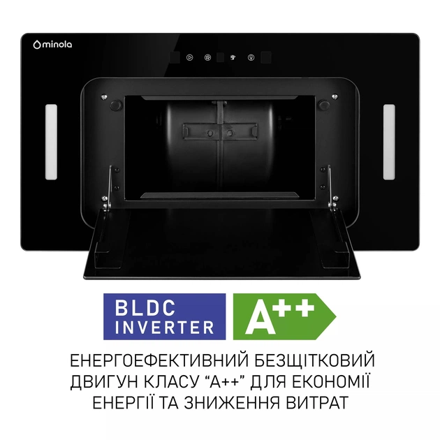 Витяжка Minola BGH 5977 BL Silent - зображення 4