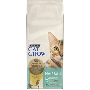 Сухий корм для кішок Purina Cat Chow Hairball з куркою 15 кг (5997204514523) зображення 1