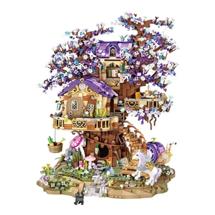 Конструктор LOZ mini Будиночок ельфа на дереві без фігурок (1065) зображення 1