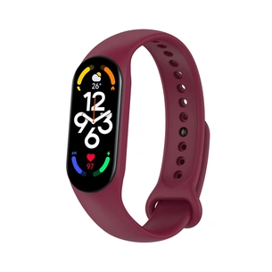 Ремінець до фітнес браслета BeCover Silicone для Xiaomi Mi Smart Band 7 Red Wine (707491) зображення 1