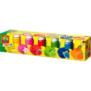 Гуашеві фарби Ses 6 кольорів з ароматом (00334S) зображення 1