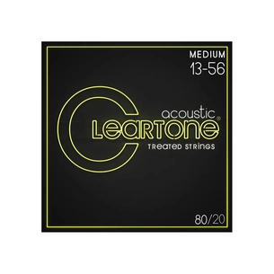 Струни для гітари Cleartone Acoustic 80/20 Bronze Medium (13-56) (7613) зображення 1