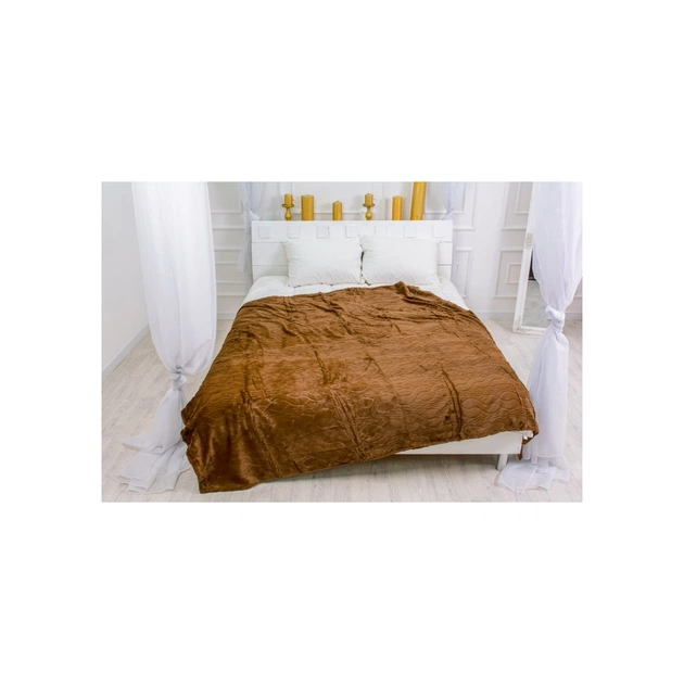 Плед MirSon 1008 Damask Brown 200x230 (2200002981774) - зображення 1