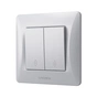 Перемикач Videx BINERA 2кл прохідний срібний йшов (VF-BNSW2P-SS) - уменьшенное изображение 1