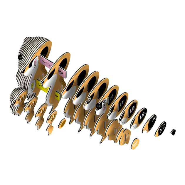 Пазл Eugy 3D Зоопарк Сурикат (XEG-046) - picture 4
