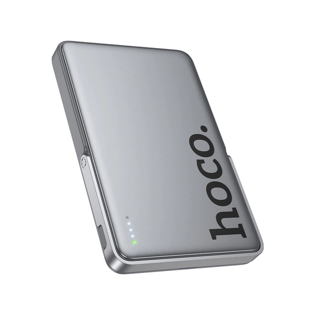 Батарея універсальна HOCO 5000mAh Sunlight PD/20W Magnetic Metal Grey (Q36 / 714986) - зображення 3