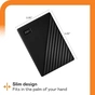Зовнішній жорсткий диск 2.5" USB 6.0TB WD My Passport Black (WDBR9S0060BBK-WESN) - уменьшенное изображение 1