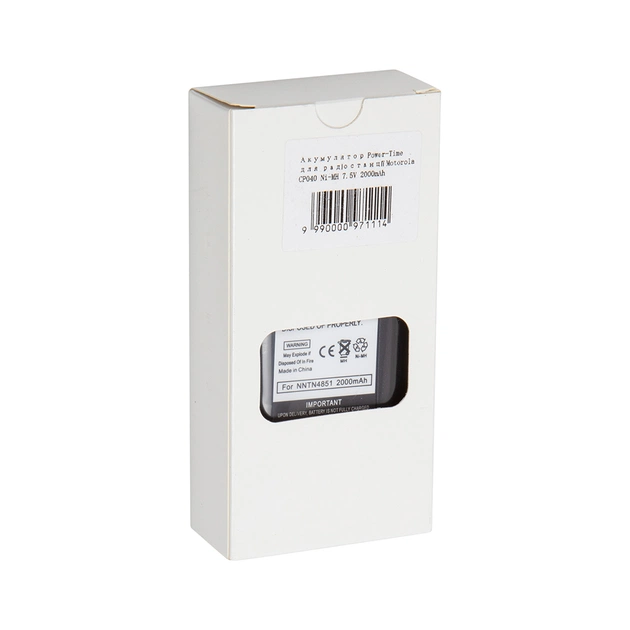 Акумуляторна батарея Motorola CP040 Ni-MH 7.5V 2000mAh Power-Time (PTM-040) - picture 5