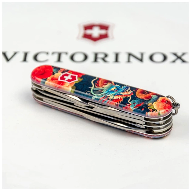 Ніж Victorinox Huntsman Zodiac 91 мм Китайський дракон (1.3713_Z3200p) - зображення 6