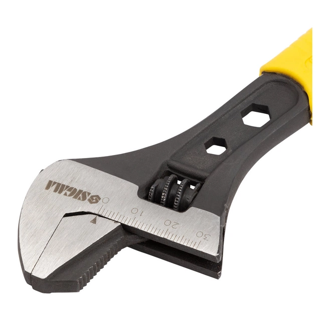 Ключ Sigma розвідний з переставною губкою 200мм, 0-30мм CrV (TPR) (4100921) - picture 9