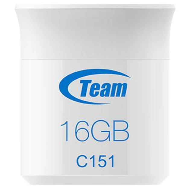 USB флеш накопичувач Team 16GB C151 White USB 2.0 (TC15116GL01) - зображення 1