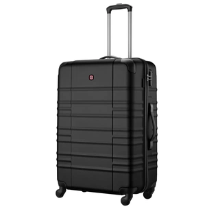 Валіза Wenger Amplar, велика, пластик, 4 колеса, чорна (653140) зображення 1