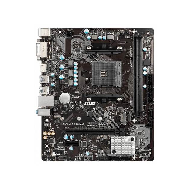 Материнська плата MSI B450M-A PRO MAX - зображення 1