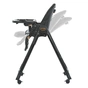 Стілець для годування El Camino ME 1037-B black gold Crystal (ME 1037-B black gold) - зменшене зображення 3